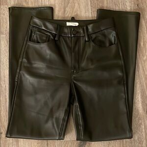 Good American Good Icon Faux Leather Pants